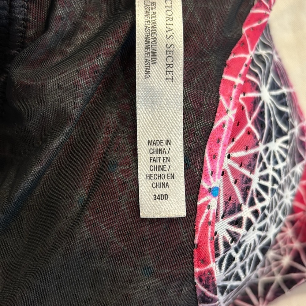 VSX Sport Women Sports Bra Multicolor Crossback Pullover Adjustable Strap 34DD - Picture 10 of 10